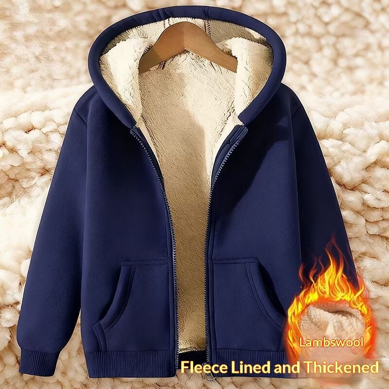 Heavyweight Fleece-Lined Extra-Thick Mens Hoodie