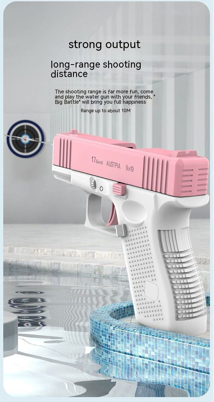 Water Gun Toy New Automatic Continuous Hair Children Automatic Water Spray