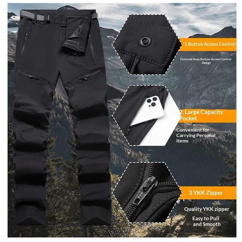 Mens Quick-Dry Outdoor Pants For Spring And Autumn